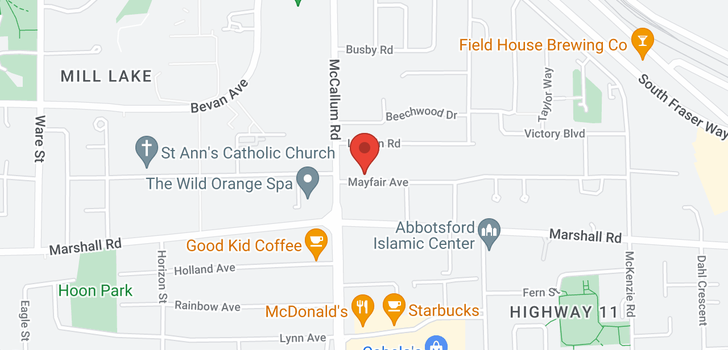 map of 33643 MAYFAIR AVENUE